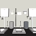 squatting pan 3d model