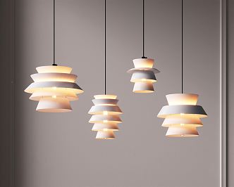 Modern chandelier 3d model