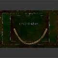Green Military Chemical Protective Box With Rope Handle And Metal Clasps