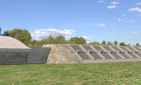 slope protection 3d model