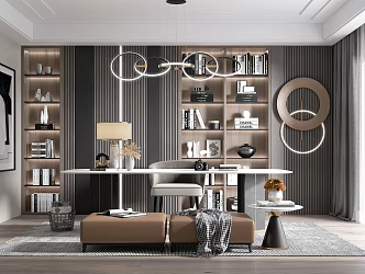 Light Luxury Study 3d model
