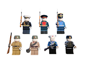 Modern toys Lego toy ornaments figure 3d model