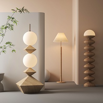 Modern floor lamp 3d model