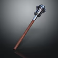 Lion Head Designed Hammer With Metallic Head And Wooden Handle