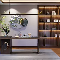New Chinese Style Study 3d model
