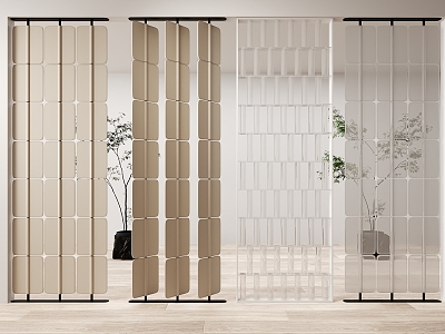 Screen partition 3d model