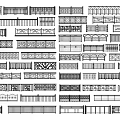 Various Types Of Decorative Fence Designs With Intricate Patterns And Classic Styles