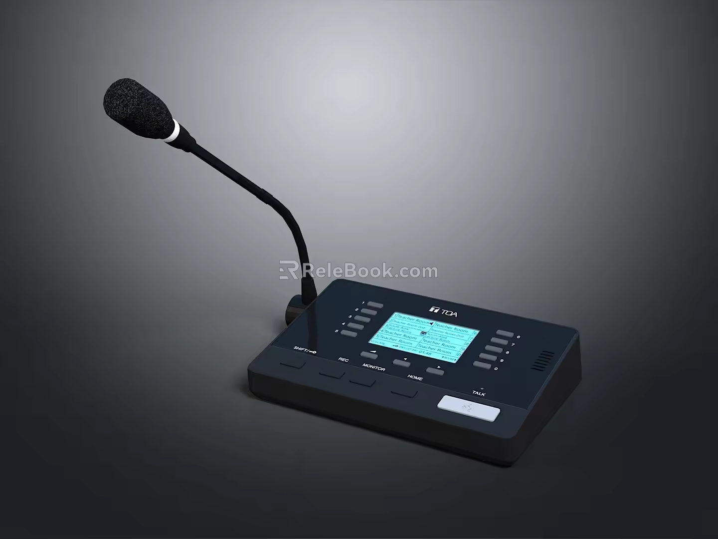 Microphone Amplifier Capacitor Microphone High-end Microphone Wheat Desktop Microphone Broadcasting Microphone 3d model