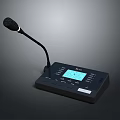 Microphone Amplifier Capacitor Microphone High-end Microphone Wheat Desktop Microphone Broadcasting Microphone 3d model