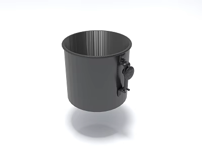 Modern Abstract Shape Sofa With Unique Curved Design And Comfortable Upholstery 3d model