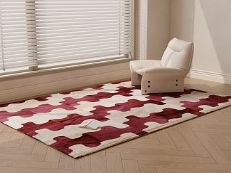 modern leisure carpet 3d model