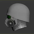 Sci-Fi Helmet Alien Helmet High Tech Helmet Game Helmet 3d model