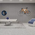 Modern Conference Room Interior With Large Meeting Table Ergonomic Chairs And Digital Screen