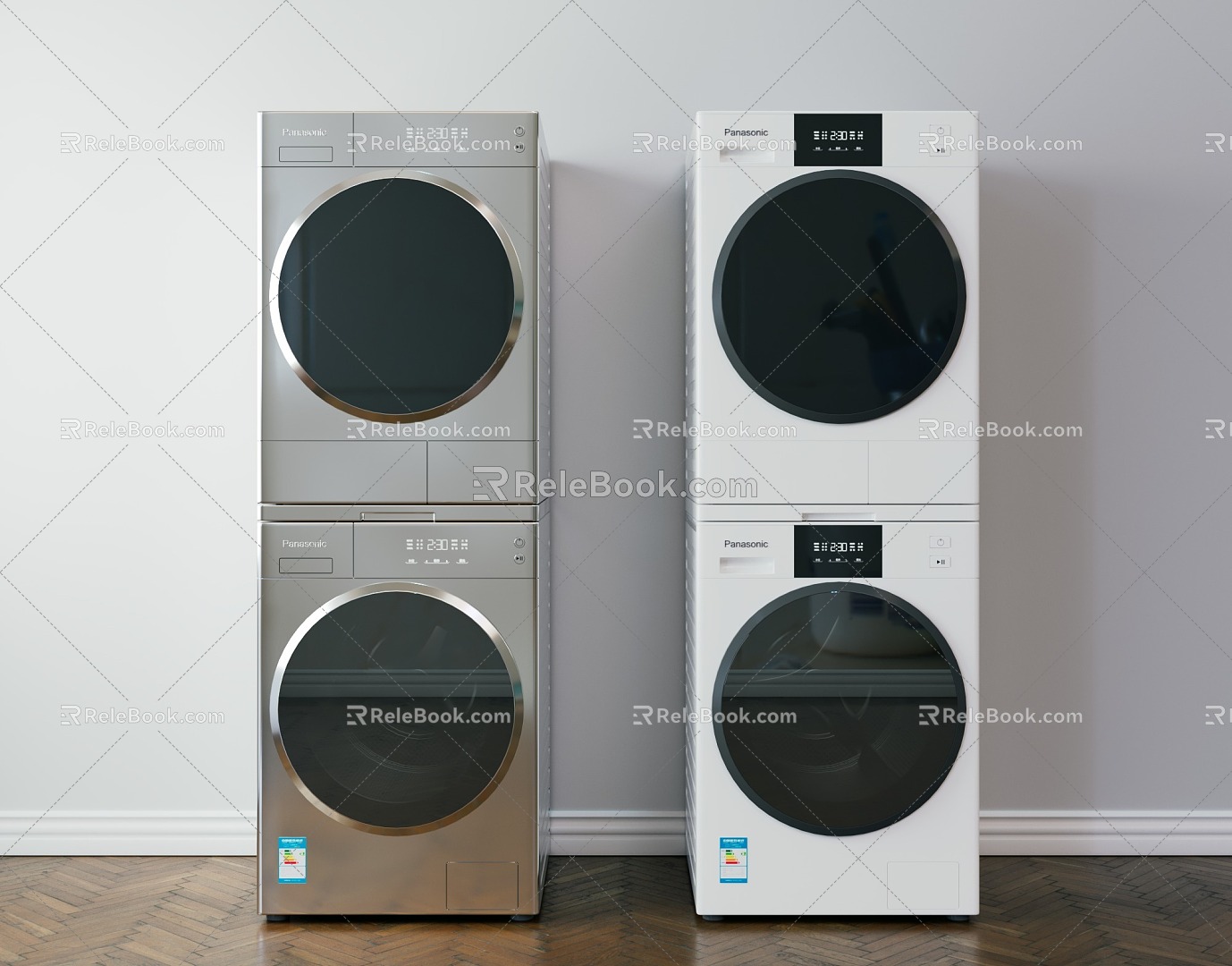 Modern washing machine model