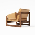 Single Sofa Single Chair Leisure Chair Leather Chair 3d model