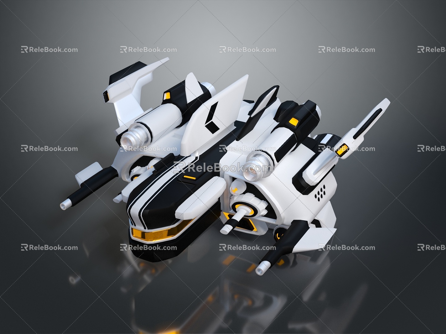 Modern fighter sci-fi fighter sci-fi fighter space fighter 3d model