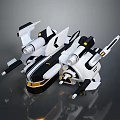 Modern fighter sci-fighter sci-fighter space fighter 3d model