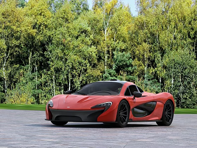 Hyundai Luxury sports car 3d model