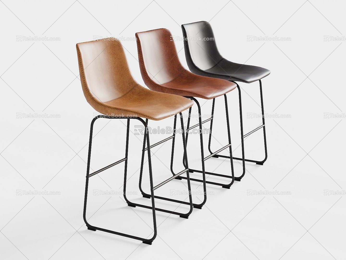 Banqueta lounge chair 3d model