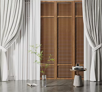 Modern Curtains 3d model