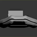 Modern Inflatable Yacht With Seats Wooden Deck And Steering Wheel