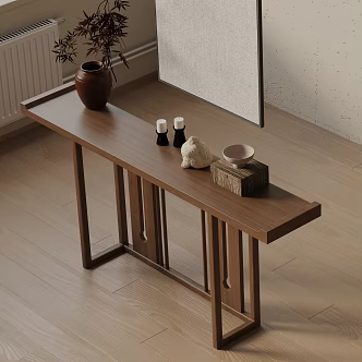 Modern Entrance Cabinet 3d model