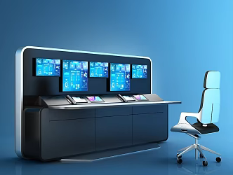 Modern Console 3d model