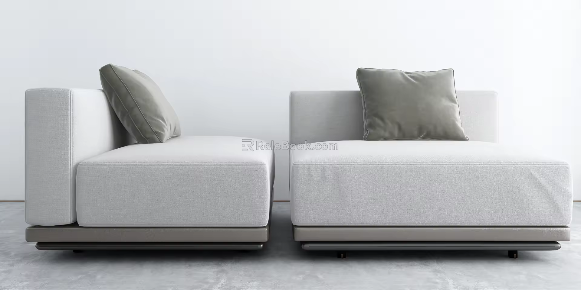 Modern Single Sofa 3d model