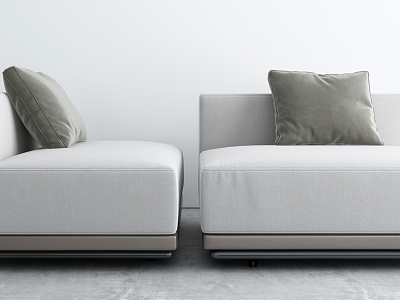 Modern Single Sofa model