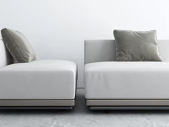 Modern Single Sofa 3d model