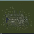 Aerial View Planning of Modern Residential Community With Green Spaces and Road Networks