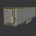 Refrigerated Semi Trailer With Insulated Cargo Body And Efficient Cooling System For Transport