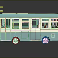 Bus Large Bus CMB Medium Van Large Van Bus School Bus Van Box Car 3d model
