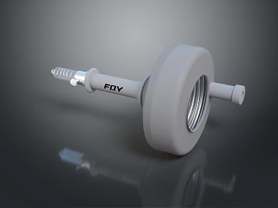 Durable FOV Hardware Tool with Bolt Circular Base and Threaded Design 3d model