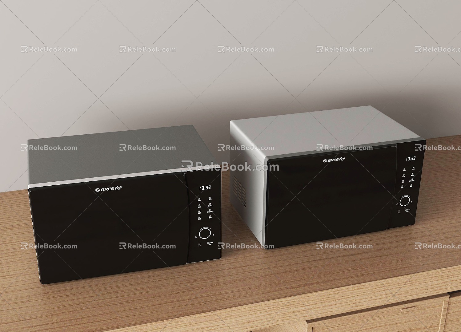 Microwave Modern Microwave 3d model