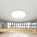 Modern leisure area lecture area large steps training area lecture hall 3d model