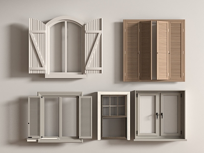 Jane's casement window 3d model