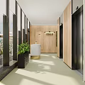 Spacious Yoga Studio Interior With Mats And Hammocks
