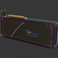 Intel ARC A770 Limited Edition Graphics Card Black Design With Blue Accents And Carbon Texture