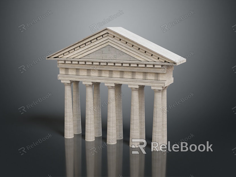 Columns Stone Columns Stone Columns Old Columns Roman Columns Roman Columns Classical Columns Greek Columns model