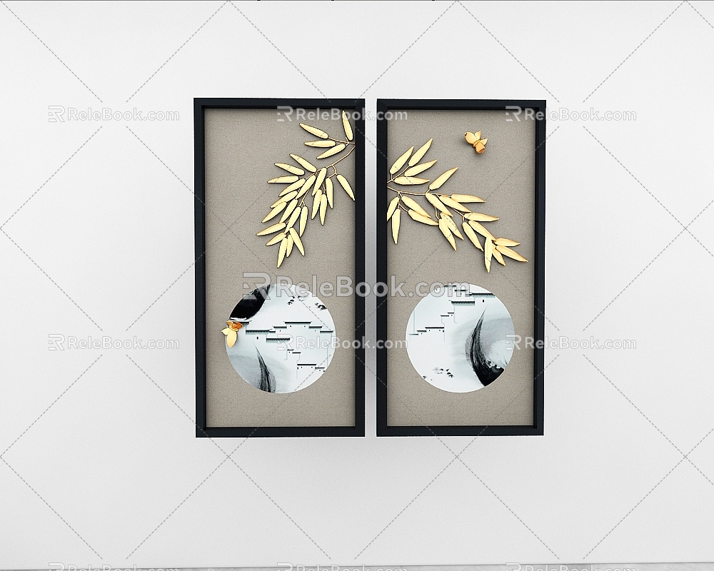 decorative painting 3d model