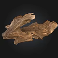 Natural Stone Wood Decorative Sculpture With Unique Shape And Natural Texture