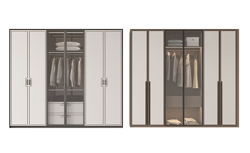 Wardrobe combination 3d model