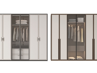 Wardrobe combination 3d model