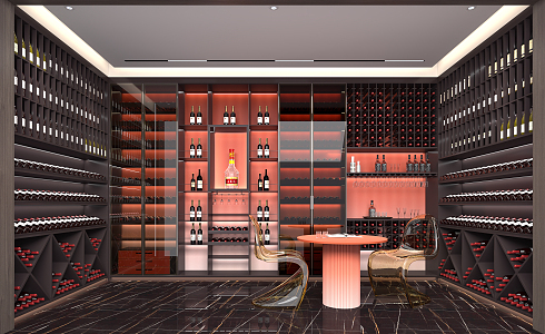 Modern Wine Cellar 3d model