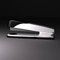 Modern Silver Black Stapler With Ergonomic Handle For Office Use 3d model