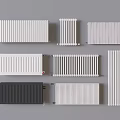 Modern Home Radiators Various Types And Designs White And Black For Interior Heating Solutions