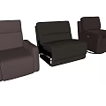 Brown Leather Massage Chairs Three Different Styles With Comfortable Design For Home