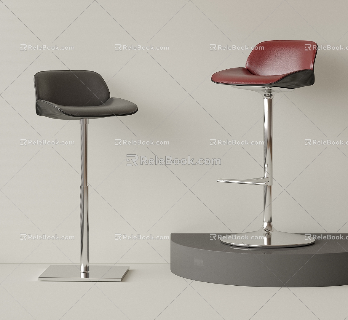 Modern Bar Chair Bar Stool Bar Stool Without Armrest Bar Chair Stool 3d model