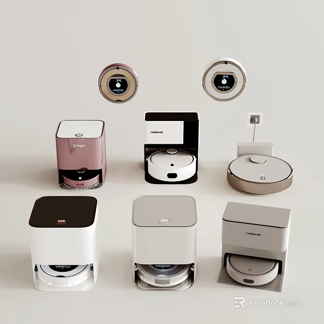 Smart Home Intelligent Devices And Appliances 3d model 